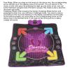 Aoaoy Electronic Dance Pad, Dance Mat for Children, Electronic Pad Toys with 4 Adjustable Game Modes, Integrated Music (Luminous) view 2