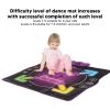 Aoaoy Electronic Dance Pad, Dance Mat for Children, Electronic Pad Toys with 4 Adjustable Game Modes, Integrated Music (Luminous) view 4