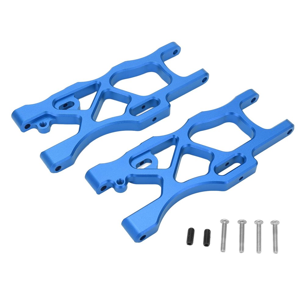 Aluminum Alloy RC Car Rear Hem Arm Metal Lower Swing Arm Upgrade Part Suitable for ARRMA Mojave 6S 1/17 (Blue)