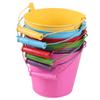 BCOATH 6pcs Boys and Girls Sand Bucket Creative Tinplate Toy Buckets for Random Colors Lightweight and for and Sandbox Activities view 1
