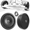 2Pack 8.6''/22CM Solid Rubber Tires for Power Wheels Electric Drift Crazy Cart Front Wheel Upgrade,1.2cm/0.47in Aperture Go Kart Tires for Kids Ride on Toys Car Replacement Parts(8.6inch tires) view 1