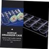 ORFOFE 1Pc Poker Chips Storage Box for Chips Stylish Container for Game Night Organization and Easy Transport view 3
