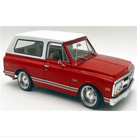 1970 Jimmy Red Metallic with White Top Slammed Custom Limited Edition to 402 Pieces Worldwide 1/18 Diecast Model Car by Acme A1807715