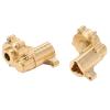 Brass Rear Axle Portal Housing Cover Set Improve Performance Rear Outer Portal Housing Set RC Car Upgrade Part view 4