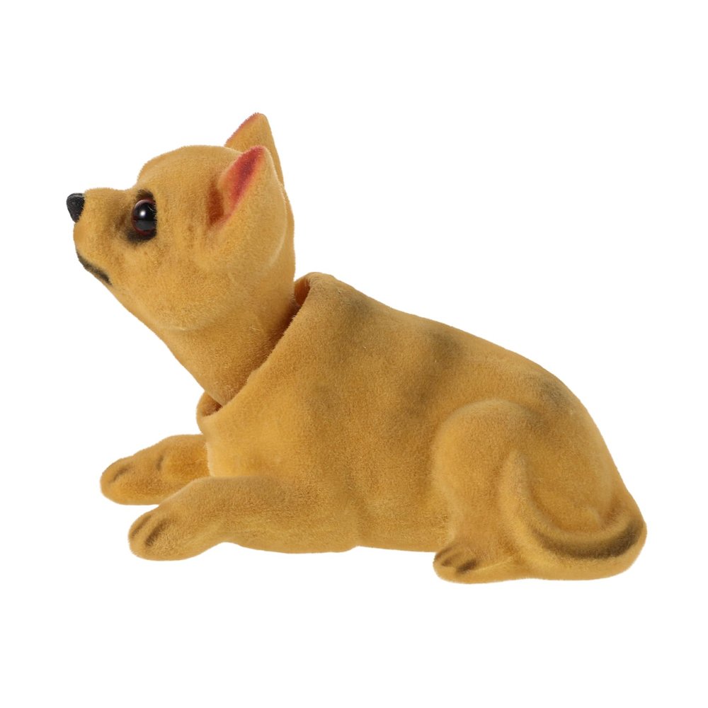 ABOOFAN Puppy Shaking Figurine for Car Dashboard and Home Office Decor Cute Dog Ornament for Vehicle and Desk Easy Installation Fun Movement Material