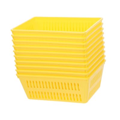 Alipis 10pcs Cute Baskets Organizing Game Coins Holder Plastic Coin Storage Box Sturdy Storage Basket