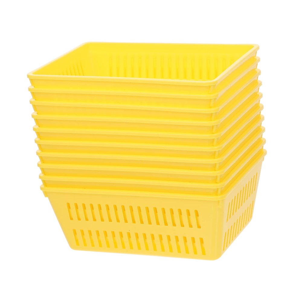 Alipis 10pcs Cute Baskets Organizing Game Coins Holder Plastic Coin Storage Box Sturdy Storage Basket
