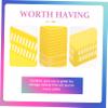 Alipis 10pcs Cute Baskets Organizing Game Coins Holder Plastic Coin Storage Box Sturdy Storage Basket view 2
