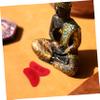 GLEAVI 2pairs Feng Shui Divination Cups Plastic Sacred Gua Cups for Telling Taoist Buddhist Spiritual Tools for Prayers and Rituals view 4