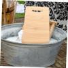 ERINGOGO Compact Boy Girl Laundry Washboard Mini Beechwood Scrub Board for Hand Washing Clothes Portable and Boy Girl-Friendly Enhanced Scrubbing Power for Independence and Skill view 4