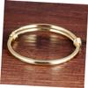 BESPORTBLE Braclets Push-pull Bangle Adjustable Fashion Jewelry Gold Plated Bracelet Anklet Kids and Children view 2