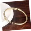 BESPORTBLE Braclets Push-pull Bangle Adjustable Fashion Jewelry Gold Plated Bracelet Anklet Kids and Children view 3