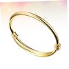 BESPORTBLE Braclets Push-pull Bangle Adjustable Fashion Jewelry Gold Plated Bracelet Anklet Kids and Children view 4