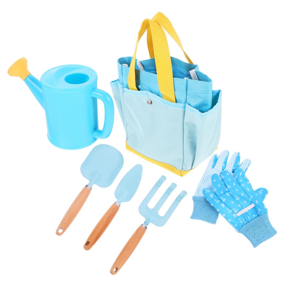 POPETPOP 1set Boy Girl Gardening Tool Boys and Girls Small Gardening Tools Shovel Rake and Watering Can for and Encouraging Hands Learning