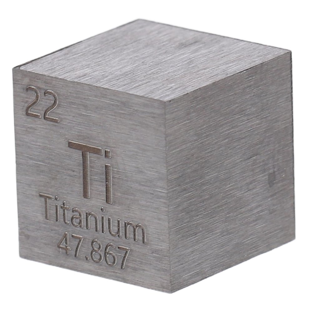 TOPPERFUN Metal Density Cube for Chemistry Experiments Educational Element Cube for Schools and Science Labs Engraved Teaching Collection for Classroom Learning