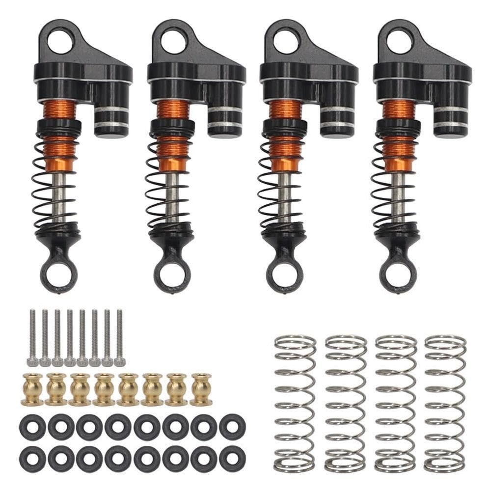 Axle Housing Servo Stand Transmission Mount Case Chassis Links Steering Cup for 1/24 Crawler Car Axial Scx24 90081 4wd Axi00004(Colorful)