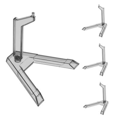 Kisangel 4pcs Display Stand Figures and Models Support Base for q Version and Easy Assembly Figure Holder for Collectors Versatile Plastic Doll Stand