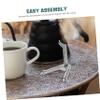 Kisangel 4pcs Display Stand Figures and Models Support Base for q Version and Easy Assembly Figure Holder for Collectors Versatile Plastic Doll Stand view 3
