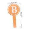 FOYTOKI Handheld Answer Paddle Classroom Game Accessory Sturdy Material Reusable Paddle Sign for Teacher Flip Sticks for Classroom view 2