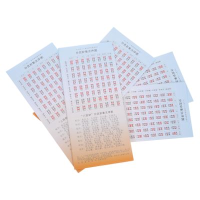 Toddmomy 5pcs Paperback Guide to i Ching Hexagrams Detailed Spiritual Meanings and Divination Methods