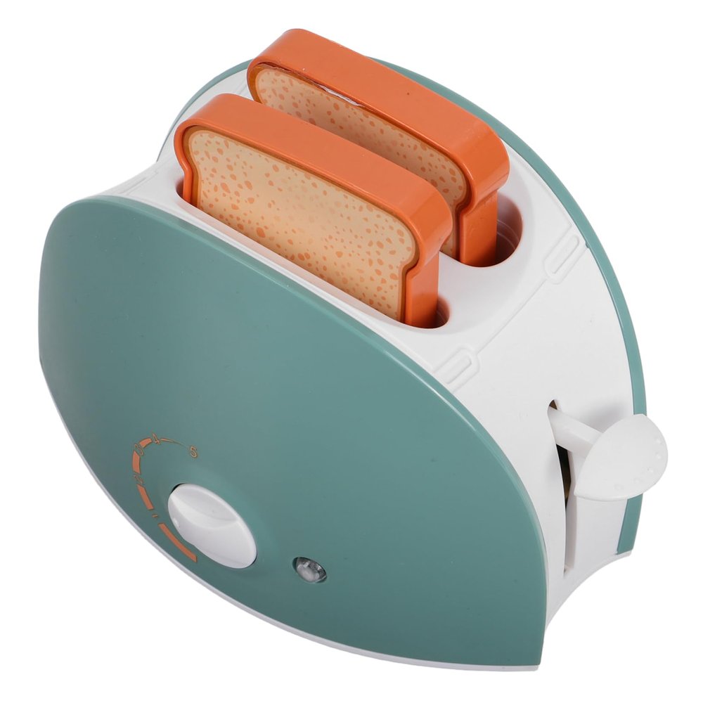 Kisangel Simulation Bread Machine Bread Maker Kitchen Kitchen Appliances Pretend Play Toaster Green Plastic