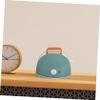 Kisangel Simulation Bread Machine Bread Maker Kitchen Kitchen Appliances Pretend Play Toaster Green Plastic view 4