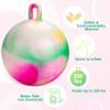 ZOOJOY Clouds Hopper Ball, Hopping Toys for Kids, 22 Inch Bouncy Ball with Handle for Boys Girls Aged 10+, Inflatable Clouds Bounce Hopper Toy with Pump view 4