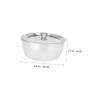 JOINPAYA Stainless Steel Bowl Boy Girl's Meal Bowl Suction Plate for Boys and Girls view 2