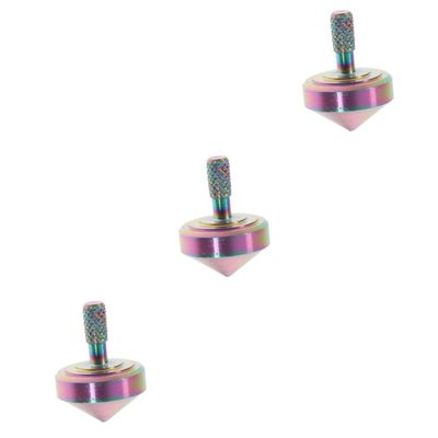 BESTonZON 3pcs Spinning Tops for Adults Metal Spinning Top Alloy Gyroscope Toy Boys and Girls for Stress Relief