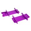 BEAXTURBO Racing Upgrade Parts RC CNC Aluminum Front Rear Tie Bar Pin Mount for Traxxas XRT X-MAXX1:5 (Purple) view 4