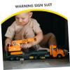 Kisangel 6pcs Educational Traffic Sign Toy for Boys and Girls Building Bricks Playset Warning Signs and Roadblocks for Traffic Learning and Imagination Development view 3