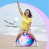 ZOOJOY 28In Hopper Ball for Adults, Clodus Bouncy Ball with Handle, Sit On Hippity Hop with Air Pump, Active Play for Family Activities & Indoor/Outdoor Sports view 4