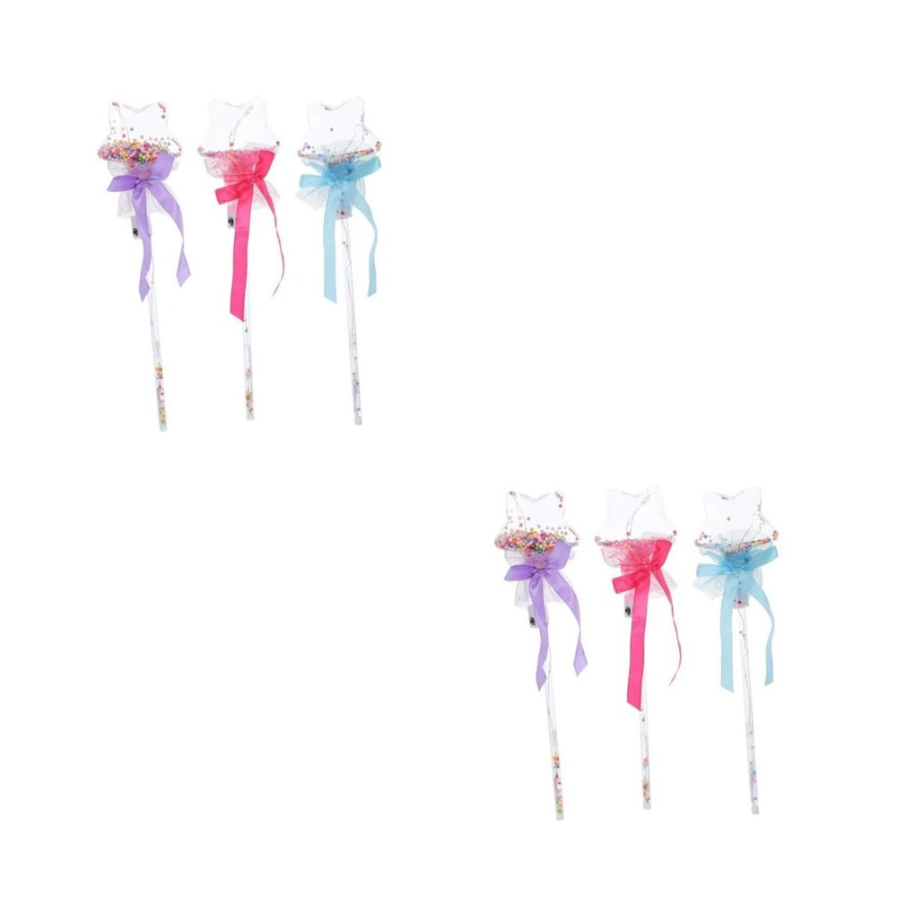 JECOMPRIS 10pcs Fairy Wands Flashing Sticks Decoration for Parties Festivals Neon for Boy Girl Lightweight Design for Creative Play