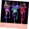 JECOMPRIS 10pcs Fairy Wands Flashing Sticks Decoration for Parties Festivals Neon for Boy Girl Lightweight Design for Creative Play view 3