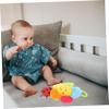 DECHOUS Flower Pull-String Hanging Toy for Crib and Stroller Musical Toy with Cartoon Design Engaging Soft Plush Plaything for Boy Girl Development and Coordination view 4