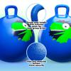 ZOOJOY 20 Inch Hopper Balls for Kids 5-12, Sit On Bouncy Ball with Handle, Inflatable Hippity Hop for Indoor/Outdoor Play, Dinosaur Jumping Toys for Boys & Girls Gifts with Air Pump view 3