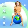 ZOOJOY 20 Inch Hopper Balls for Kids 5-12, Sit On Bouncy Ball with Handle, Inflatable Hippity Hop for Indoor/Outdoor Play, Dinosaur Jumping Toys for Boys & Girls Gifts with Air Pump view 4