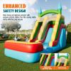 Albott Commercial Bounce House, Inflatable Bouncer with Air Blower, Jumping Castle with Slide, Outdoor Indoor Bouncy Castle with 100% PVC Material for Kids 3-12 (252.8152.492.5IN) view 2