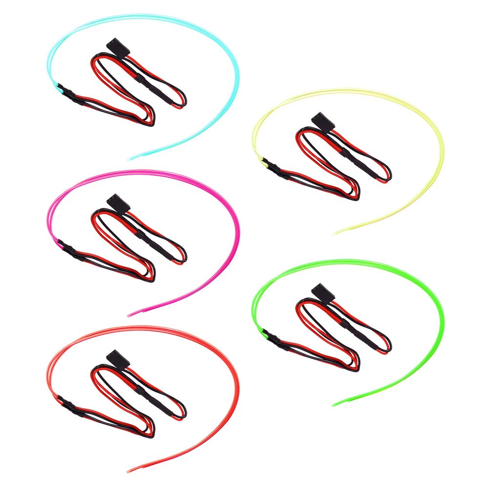 INJORA RC LED Strip Lights Flexible Cuttable for TRX4M SCX24 1/24 1/18 Crawlers Upgrade(5 Color)