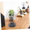 Abaodam Perpetual Motion Desk Toy Decorative Kinetic Science Ornament for Home Office School Unique Science Lovers Elegant Silver Design view 4