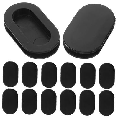 AUTSUPPL 20pcs Piggy Bank Rubber Stopper for Coin Savings Easy Install Silicone Plug for Saving Boxes Oval Shape Secure Fit for Bottom Creative Design for Adults