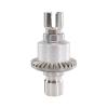 for MJX for Hyper Go 16207 H16BM-PL 14210 H14BM 14301-02-03 1/14 1/16 Metal Front and Rear Differential Gear RC Cars Parts Upgraded RC Car Parts(Silver) view 1
