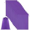 Weewooday 12 Pcs Purple Adult Satin Toy Bags Bulk with Drawstring view 1