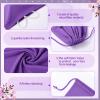 Weewooday 12 Pcs Purple Adult Satin Toy Bags Bulk with Drawstring view 3