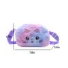 Amamcy Cute Cat Crossbody Bag for Girls Fluffy Shoulder Bag Faux Fur Kitty Purse Animal Plush Daypack Kawaii Purse for Girls view 3