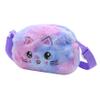 Amamcy Cute Cat Crossbody Bag for Girls Fluffy Shoulder Bag Faux Fur Kitty Purse Animal Plush Daypack Kawaii Purse for Girls view 4