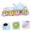 TOYANDONA 1set Mini Tea Ware Toy Simulation Kitchen Kit for Boys and Girls Fun Role Play Tea Accessories for Cognitive Development and Imagination and Design view 3