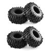 4PCS 1.9" Rubber Voodoo KLR Wheel Tires 118 * 45mm for 1:10 RC Crawler Axial SCX10 D90 TF2 MST Tamiya view 1