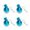 4pcs/lot Magnetic Invisible Body Post Mounting Contact Shell Post + Clip 1/10 RC Drift Car Compatible with Traxxas HSP Sakura Redcat(Black) view 3