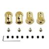 4PCS 5mm to 12mm Brass Combiner Wheel Hub Hex Adapter for WPL B14 B16 B24 B36 C14 C24 MN D90 D91 RC Car Spare Parts view 1